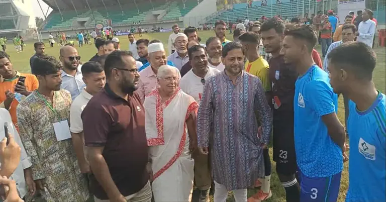 শেরপুরে ফুটবল টুর্নামেন্টের উদ্বোধন